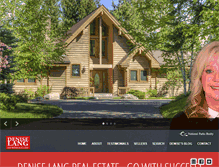 Tablet Screenshot of deniselangrealestate.com